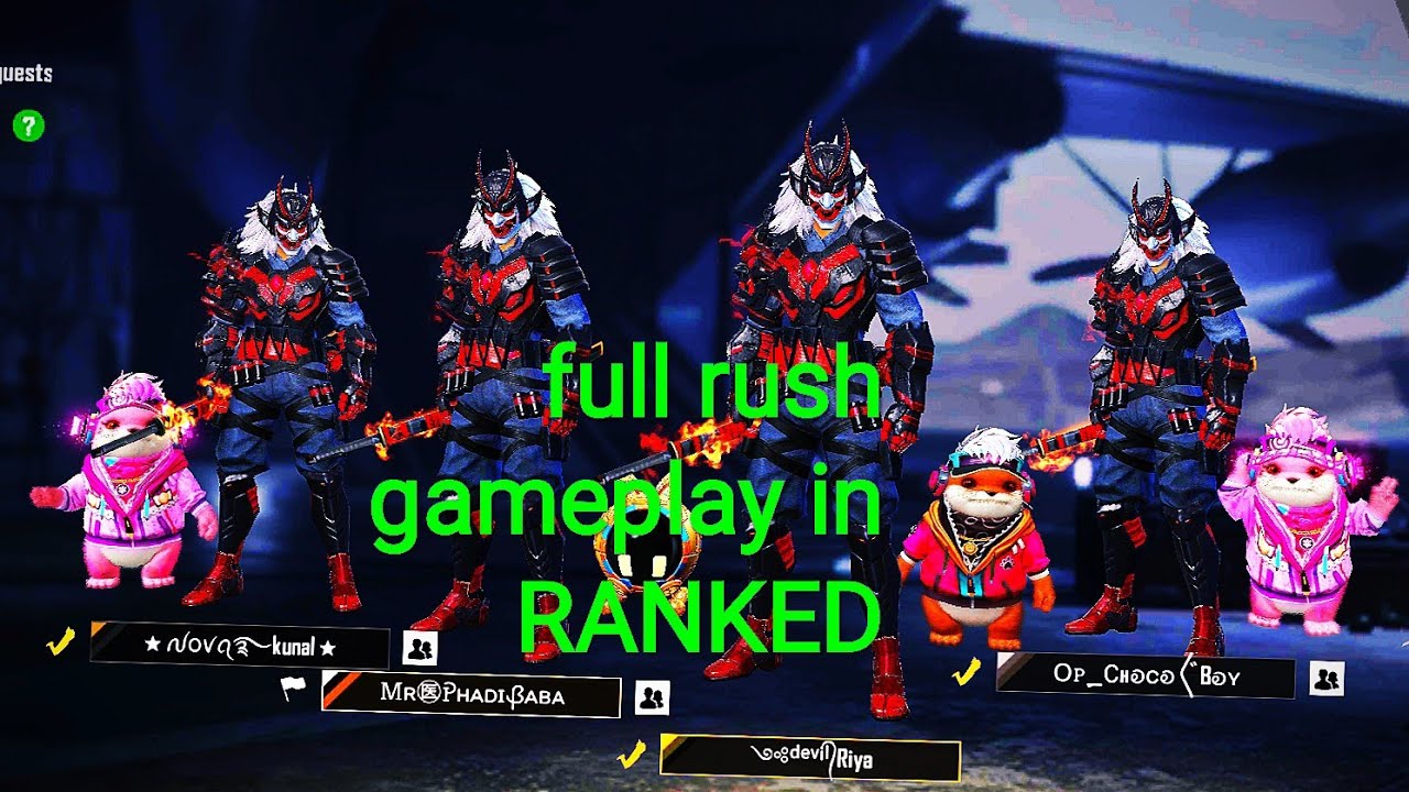 FULL RUSH GAMEPLAY RANKED MATCH 🔥🔥🔥🔥 - YouTube