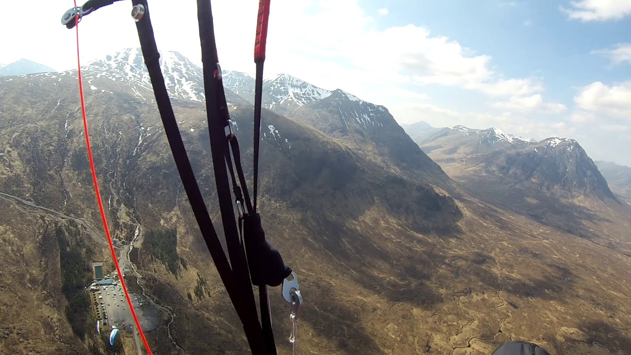 Paragliding in Glencoe Scotland