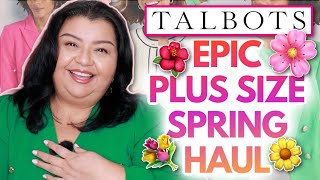 Classy & Elegant Plus Size Try On Haul 🌺 What I Found at Talbots for Spring 2024 🌺