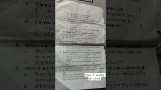 class 11th English annual exam paper code KPS 2026 l code KPS l class 11th hindi paper code KPS