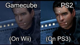 James bond 007 Nightfire PlayStation 2 vs GameCube (Played on PS3 and Wii)