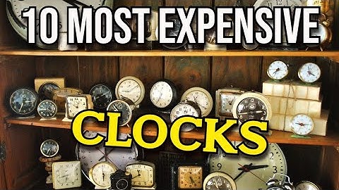 10 of The Most Expensive Clocks - Recently Sold Online EBAY - Vintage Antique Finds