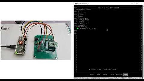 Raspberry Pi zero demo xmodem FW  bootloader with EFR32(Silicon labs)