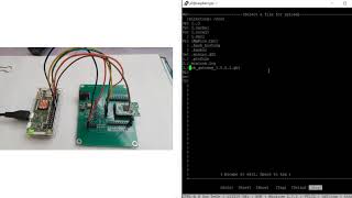 Raspberry Pi zero demo xmodem FW  bootloader with EFR32(Silicon labs) screenshot 1