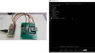 Raspberry Pi zero demo xmodem FW  bootloader with EFR32(Silicon labs)