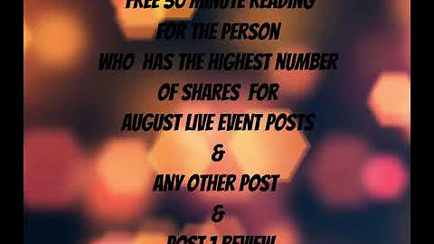 August FREE 30 Minute Reading with Intuitive Medic...