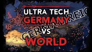 [HoI4] AI Only Timelapse - Ultra Tech Germany vs World [WW2]