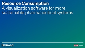 Resource consumption visualization software for pharmaceutical systems | Belimed Life Science