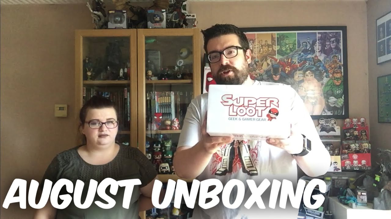 SUPER LOOT + COMICS ADD-ON | AUGUST 2016 | UNBOXING