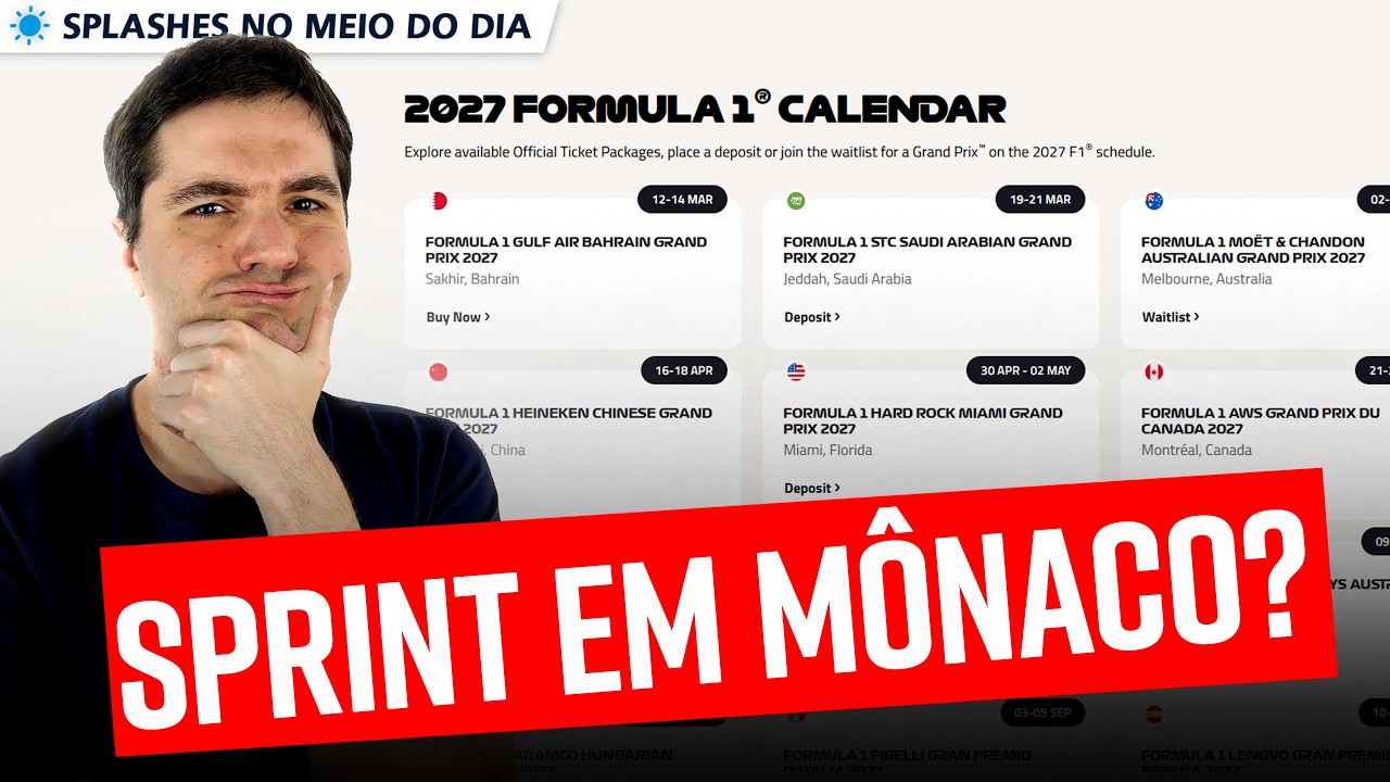 Corrida Sprint em Mônaco?! Por que a F1 decidiu algo assim? #F1