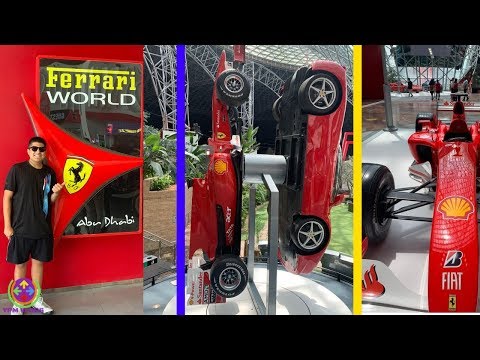 Ferrari World Abu Dhabi Full Explore with Ticket Cost and Rides !! 😍
