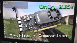 Bargain NVIDIA Quadro P620 Graphics Card - Testing and Comparison