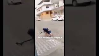 Bro Holding His Laugh For Centuries