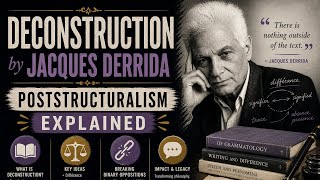 Deconstruction by Jacques Derrida | Poststructuralism Explained