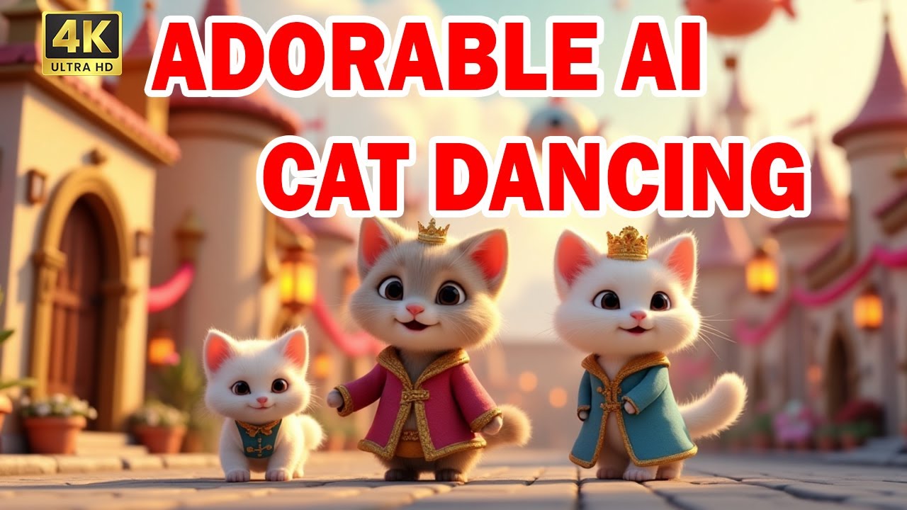 Adorable AI Cat Dancing - YouTube