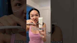 Thumbnail of We don’t waste in this household 😌 #girlhood #relatable #skincaretips