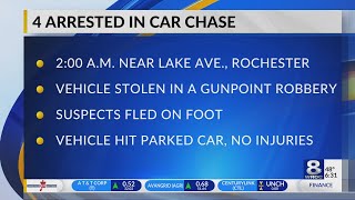 4 teens taken into custody after police chase near Lake Avenue