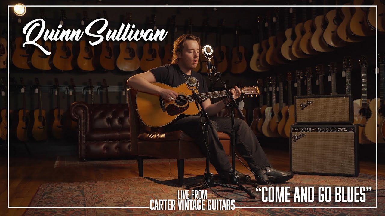 Куинн Салливан исполняет «Come & Go Blues» | Концерт с Carter Vintage Guitars | Нэшвилл, Теннесси