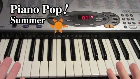 Summer Piano Lesson - Joe Hisaishi Kikujiro - Easy Piano Tutorial