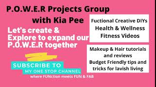 Let's create & Explore to expand our P O W E R together