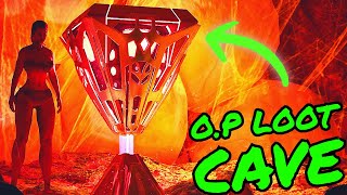 ISLANDS OP LOOT CAVE On Ark Survival Ascended!!!!! Get 6 EASY Loot Crates!