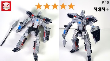 LEGO Transformer battle robot ARMED Absolute power TRANSFORMERS 8in3 Speed Build Review