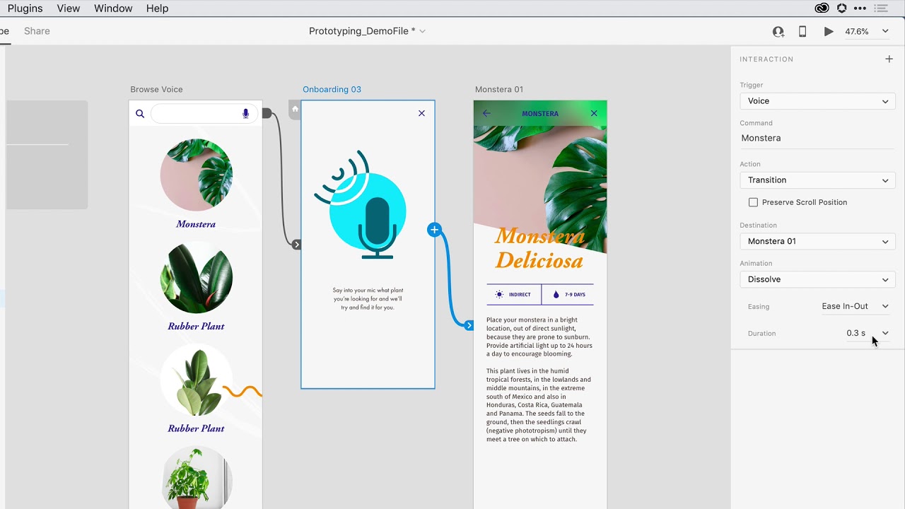 Step 05 Voice triggers and speech playback