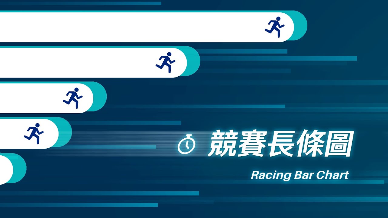 數字們奔跑吧！超吸睛的「競賽長條圖」讓數據為你講故事