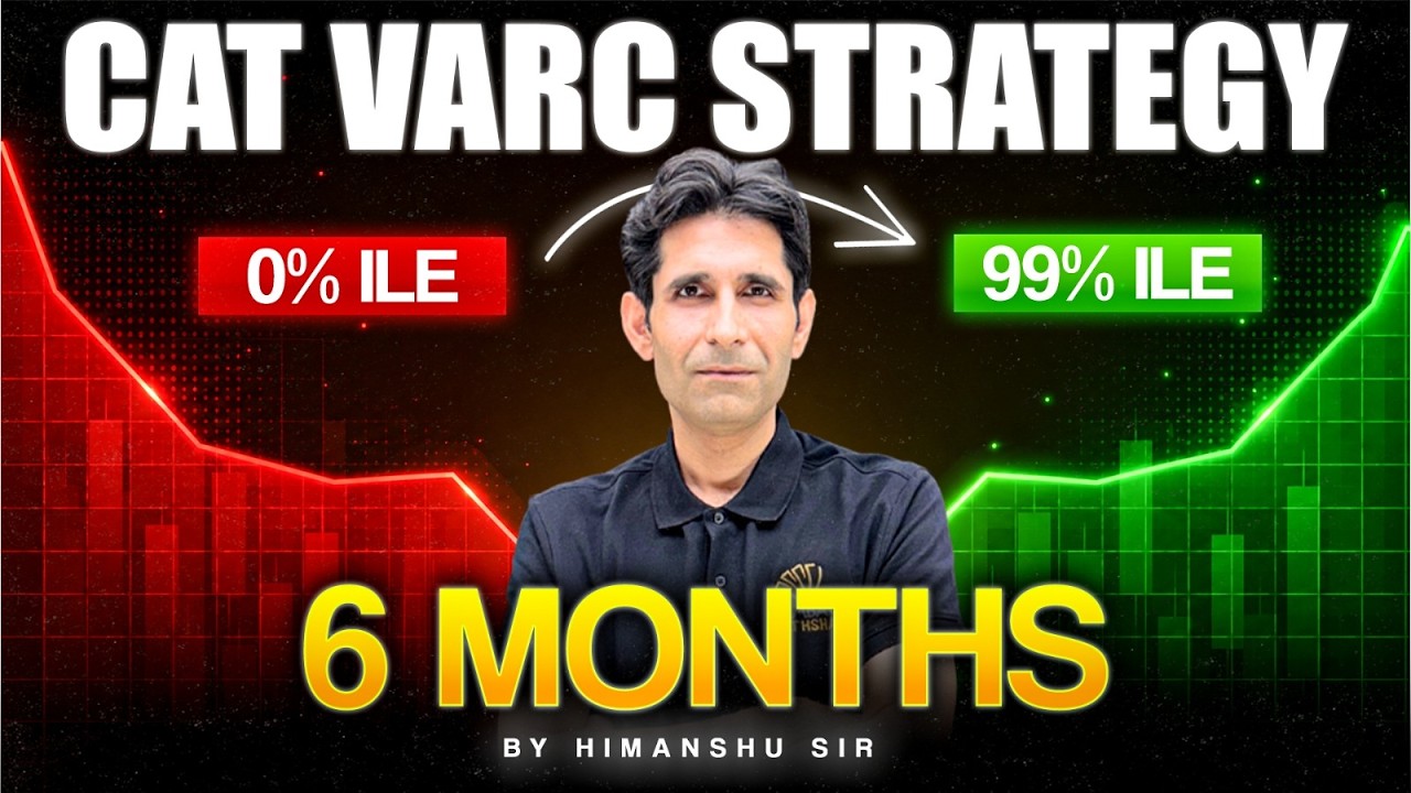 CAT 2026 6 Months Strategy | VARC Preparation Strategy | MBA Pathshala ...