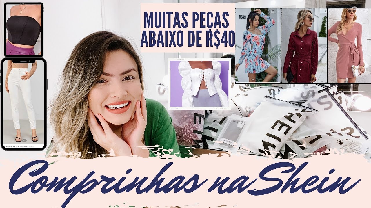 COMPRINHAS NA SHEIN - TUDO POR MENOS DE R$40 | SAMARA TEMOTEO