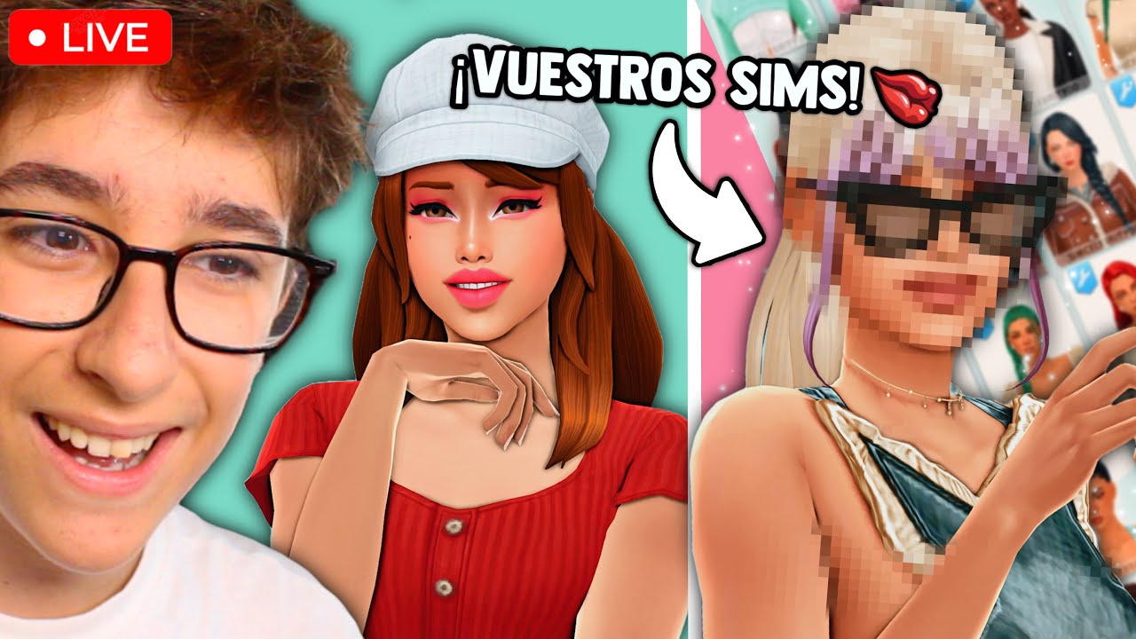 🔴Hago un MAKEOVER a VUESTROS SIMS💄✨ Cámbiame #5👗// Jaglez 