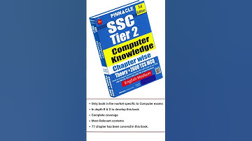 SSC Tier 2 Computer Knowledge Theory +2600 TCS MCQ 3rd edition Chapter wise book #ssc #tier2
