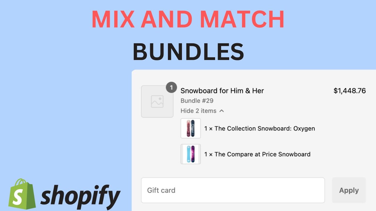 How To Create Mix and Match Bundles on Shopify Store: The Easiest Way