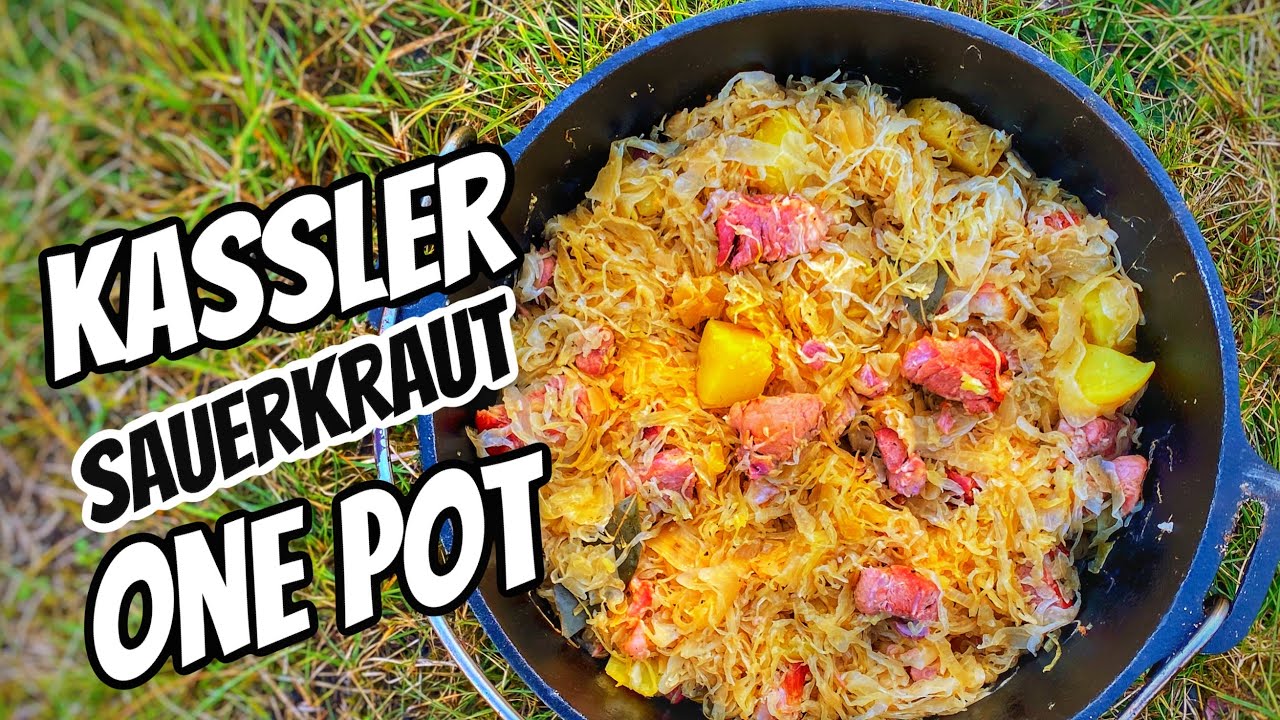 Kassler mit Sauerkraut und Kartoffeln One