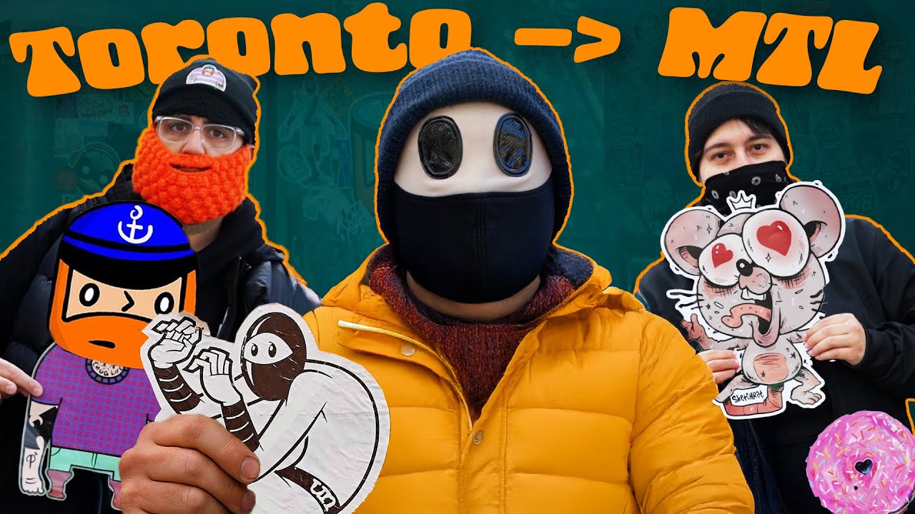 Des ARTISTES ANONYMES envahissent Montréal