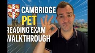 Cambridge PET Reading Test Part 1 2025 - DON'T START Until You Watch This!