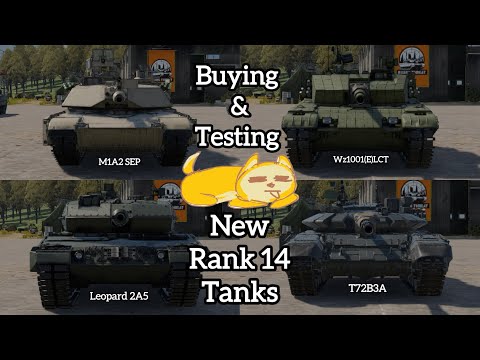 Buying & Testing NEW Rank 14 Researchable Tanks | War Thunder Mobile