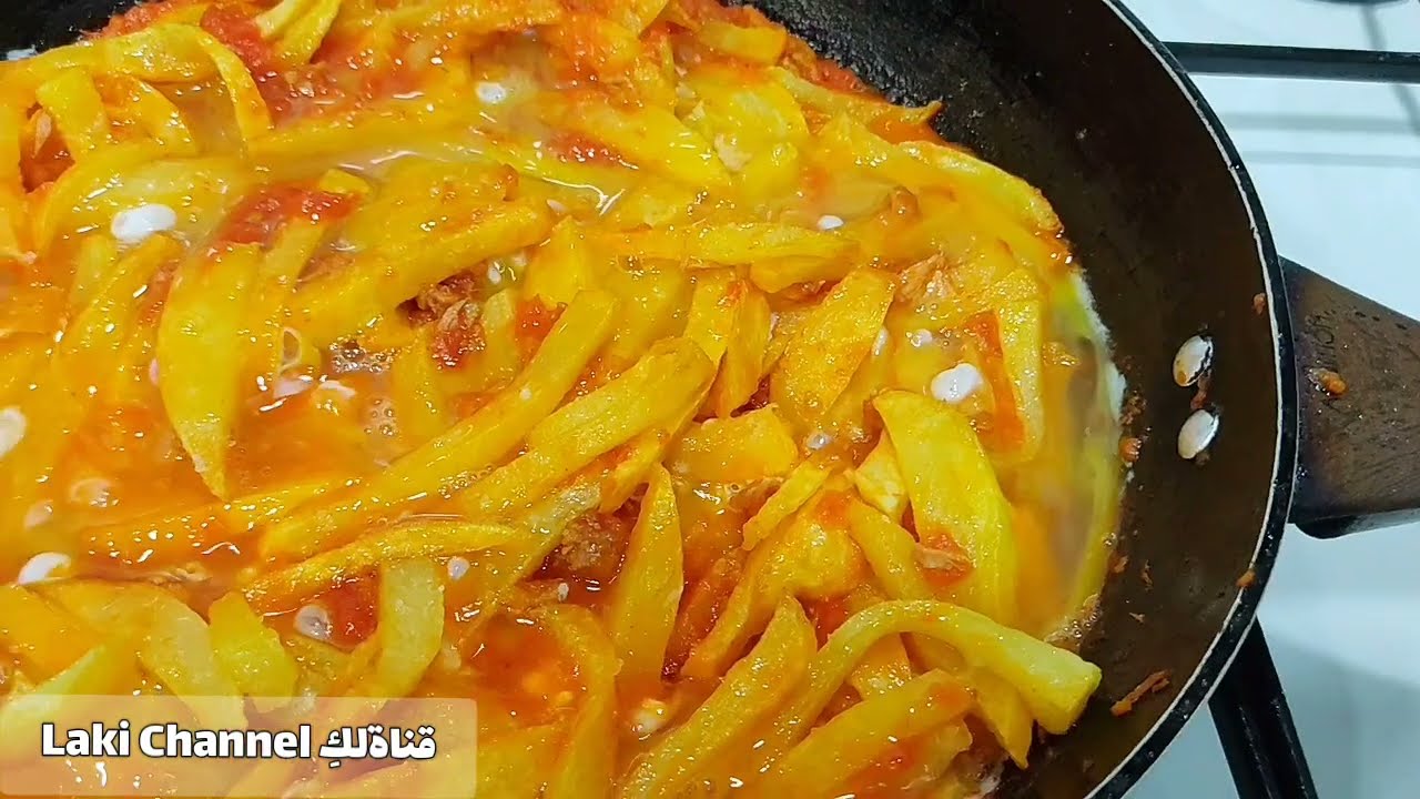 عشاء سهل وسريع واقتصادي فالمقلة/تحلية بدون فرن ..الراحة النفسية