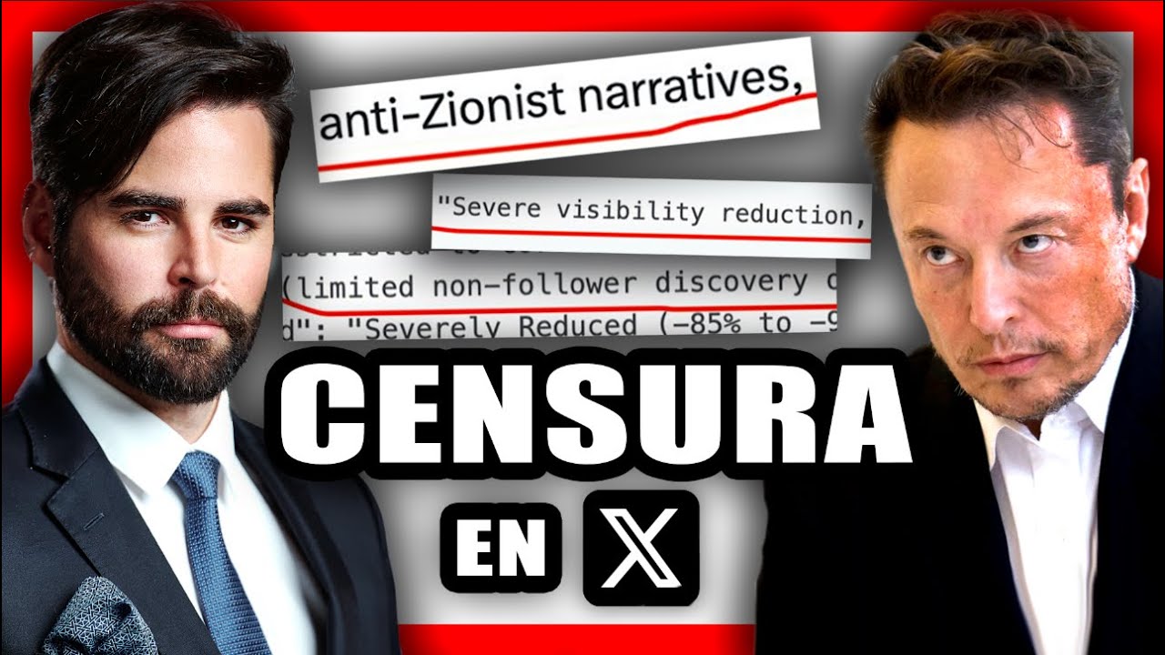 DESCUBRIMOS la CENSURA IDEOLÓGICA que SUFRIMOS de ELON MUSK en X (Twitter)