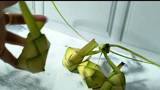 Cara membuat ketupat slamet....buat 4/7 bulanan.