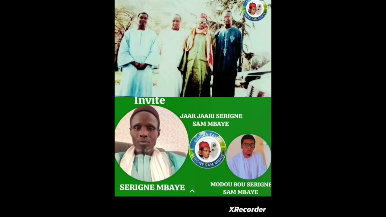JAAR _ JAARI SERIGNE SAM MBAYE _ KADDUK SERIGNE MBAYE 