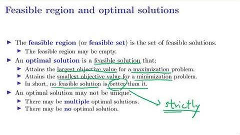 [OR1-Modeling] Lecture 2: Linear Programming #3 Elements of a mathematical program (2)