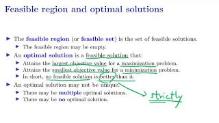 [OR1-Modeling] Lecture 2: Linear Programming #3 Elements of a mathematical program (2)