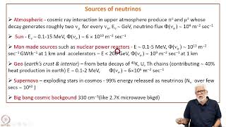 Week 6: Lecture 29: Overview of neutrino physics-mass measurements