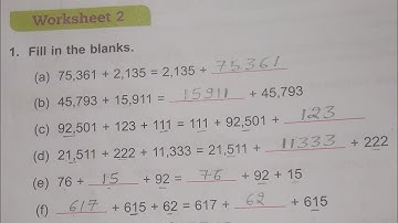 Dav Public School Class 4  Math Unit 2 Worksheet 2 ||Addition And Subtraction ||@madhubanclasses