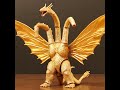 King Ghidorah Build. Godzilla Action Figure #godzilla