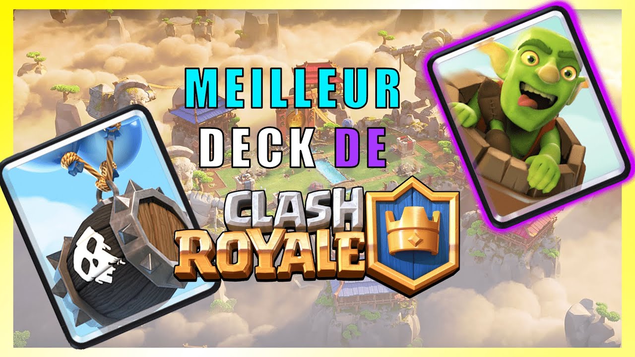 LE MEILLEUR DECK DE CLASH ROYALE !?!?!?!? (deck double fût) - YouTube