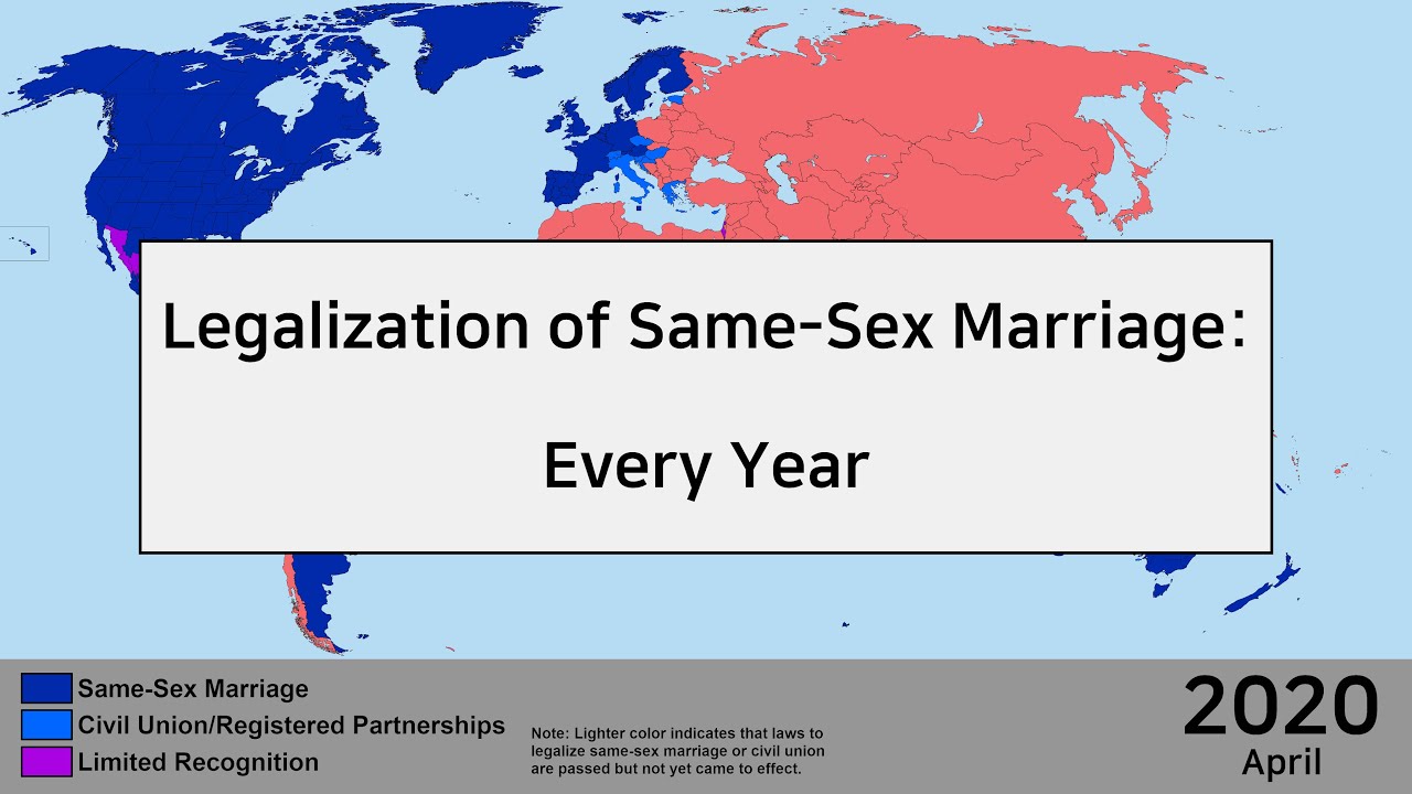 Legalization of Same-Sex Marriage: Every Month