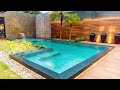 Small Swimming Pool Backyard Home Design | Swimming Pool Construction Ideas |Backyard Patio Garden
