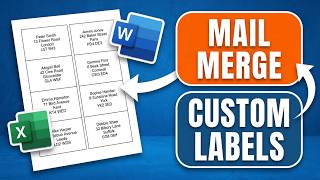 Step by Step Mail Merge for Custom Labels in Microsoft Word